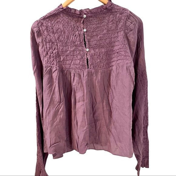 ❤️ NWT! Free People ‘Smocked in Time’ Pullover Top - Picture 3 of 7